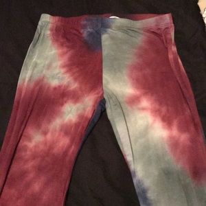 Tie Dye Bell Bottoms Leggins